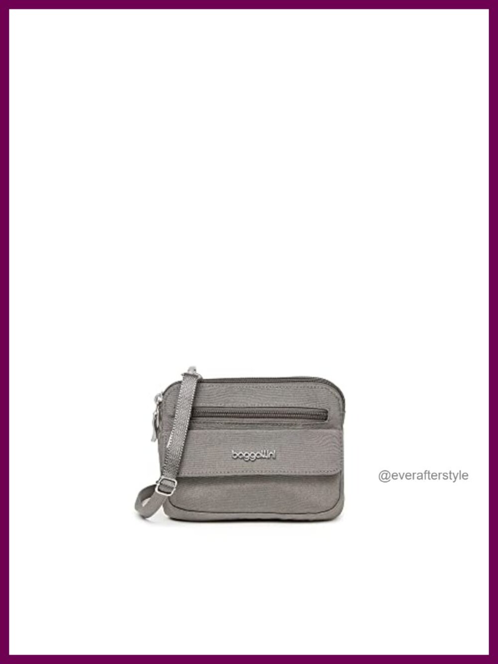 Baggallini Modern Everywhere Mini Crossbody Bag Lightweight RFID Water-Resistant